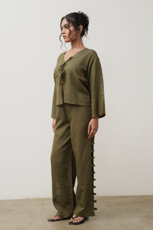 Linen Ladder Pants